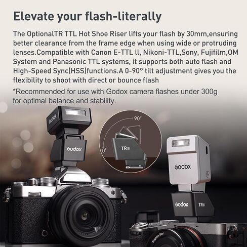 فلاش كاميرا صغير GODOX iT20S TTL - 700+ ومضة، إعادة تدوير 1.5 ثانية، 6 مستويات (طاقة 1/32-1/1)، بطارية ليثيوم مدمجة، موزع مغناطيسي ومرشحات، متوافق مع كاميرات سوني (أسود) in Saudi Arabia