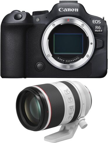 Canon EOS R6 Mark II Mirrorless Camera w70-200mm f/2.8 L (2 Items) in Saudi Arabia