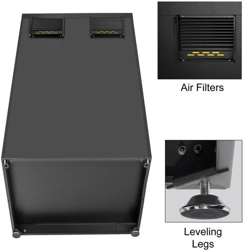 80LT Electronic Dry Cabinet for Camera, Lens & Electronics | Silent Dehumidifying Storage, Touchscreen Humidity Control (60‑35% RH), Adjustable Shelf, LED Light, Lock, Energy Saving in Saudi Arabia