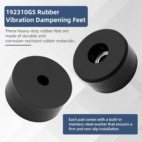 192310GS عازل ضاغط الهواء قواعد مطاطية للقدم متوافقة مع كولمان باور ميت سانبورن 094-0026 E106661 للعديد من الضواغط ومولدات الضواغط وغسالات الضغط ووسادة قدم مضادة للاهتزاز 4 قطع in Kuwait