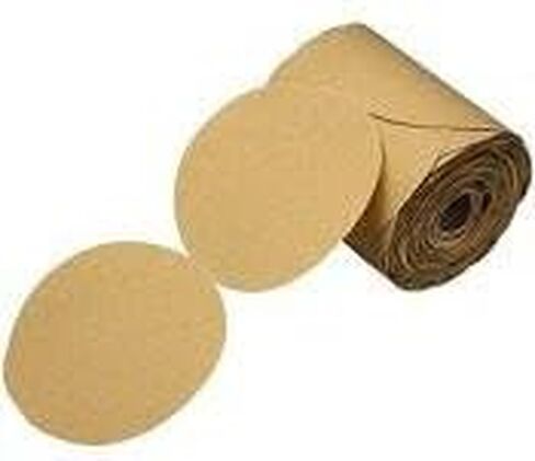 3M 6" 220 grit GOLD Disc STIKIT 1438 P220 Stick It DA (175 Sheets) in Saudi Arabia
