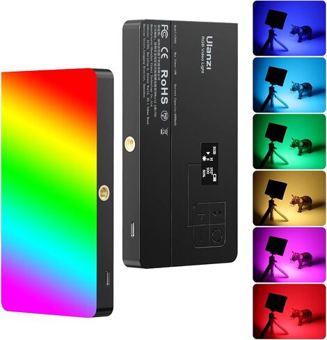 ULANZI BG5 قبضة بطارية محمولة ومصباح فيديو LT002 ​​RGB in Saudi Arabia