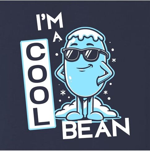 تي شيرت Go All Out I'm A Cool Bean Funny Cute Jelly Bean للأطفال الصغار الصغار in Saudi Arabia