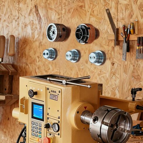 Wall-Mounted Tool Holder for Chucks, Face Plates with Thread M33X3.5, Compatible with Chucks NOVA, Record Power, Robert Sorby Patriot. in Saudi Arabia