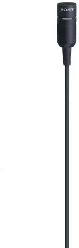ميكروفون Sony ECM-66BC Lavalier - ميكروفون احترافي بمكثف إلكتريت على شكل طية صدر السترة - مثالي للبث والمسرح والخطابة العامة والمقابلات | علاقات الكابلات | قماش مايكروفايبر | منظف ​​الميكروفون in Kuwait