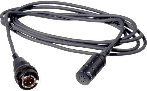 ميكروفون Sony ECM-66BC Lavalier - ميكروفون احترافي بمكثف إلكتريت على شكل طية صدر السترة - مثالي للبث والمسرح والخطابة العامة والمقابلات | علاقات الكابلات | قماش مايكروفايبر | منظف ​​الميكروفون in Kuwait