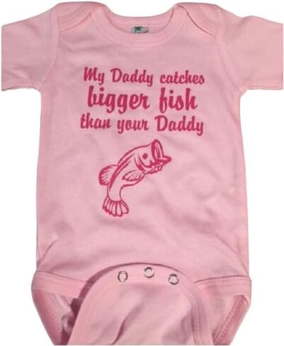 fishing baby onesie ® bodysuit one piece clothes shower gift dad fish infant fishing shirt in Saudi Arabia