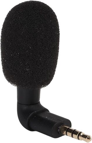 Keenso Mini Audio Mic 3.5mm Jack Lavalier Tie ClampHolder ميكروفون - ميكروفون صغير متعدد الاتجاهات لإنتاج فيديو صغير، قابلية تطبيق واسعة in Kuwait