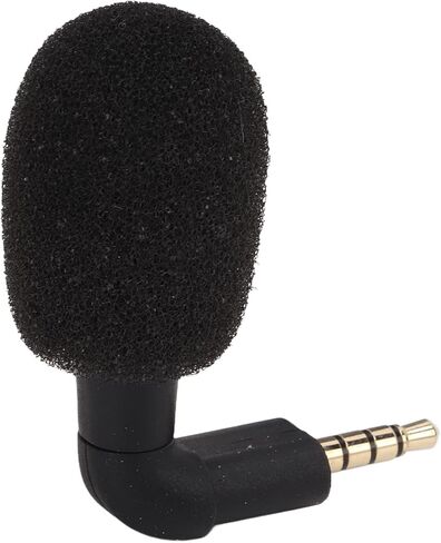 Keenso Mini Audio Mic 3.5mm Jack Lavalier Tie ClampHolder ميكروفون - ميكروفون صغير متعدد الاتجاهات لإنتاج فيديو صغير، قابلية تطبيق واسعة in Kuwait