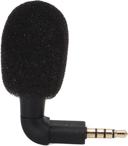 Keenso Mini Audio Mic 3.5mm Jack Lavalier Tie ClampHolder ميكروفون - ميكروفون صغير متعدد الاتجاهات لإنتاج فيديو صغير، قابلية تطبيق واسعة in Kuwait