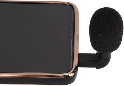 Keenso Mini Audio Mic 3.5mm Jack Lavalier Tie ClampHolder ميكروفون - ميكروفون صغير متعدد الاتجاهات لإنتاج فيديو صغير، قابلية تطبيق واسعة in Kuwait
