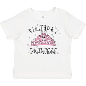 inktastic Tiara 2nd Birthday Princess Toddler T-Shirt in Kuwait