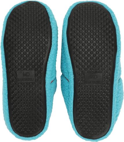 Bioworld Wonder Woman Wonderwoman Logo Women's Blue Scuff Slippers in Saudi Arabia