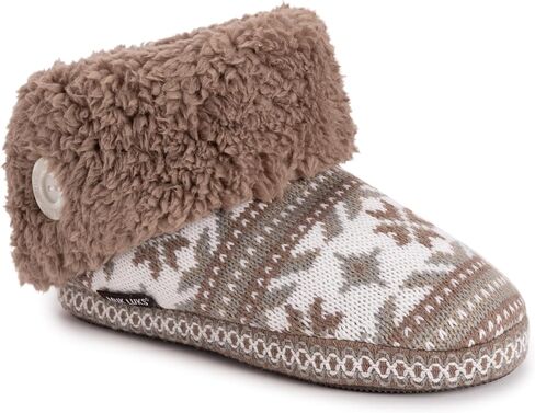 MUK LUKS Women's Melinda Cuff Boot Slipper in Saudi Arabia