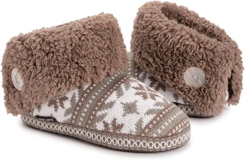 MUK LUKS Women's Melinda Cuff Boot Slipper in Saudi Arabia