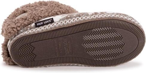 MUK LUKS Women's Melinda Cuff Boot Slipper in Saudi Arabia