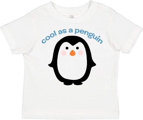 تي شيرت Inktastic Cool As a Penguin للأطفال الصغار in Saudi Arabia