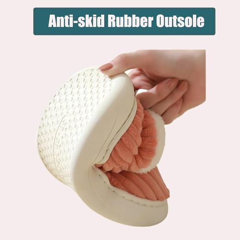 Pluffi Slipper Booties, 2025 New The Cozy Stylish Slipper,Pluffi Comfy Slippers,Warm Plush Lining Slippers for Women and Men in Saudi Arabia