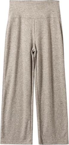 Maternity Lounge Pants for Women - Over The Belly Pregnancy Pants with Pockets, Stretchy Soft Wide Leg Pajama Pants in Saudi Arabia