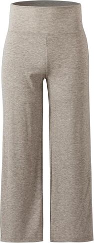 Maternity Lounge Pants for Women - Over The Belly Pregnancy Pants with Pockets, Stretchy Soft Wide Leg Pajama Pants in Saudi Arabia