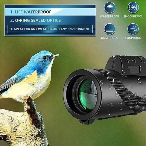 Mini Telescopes, High Definition Single Tube Telescope, Compact and Portable, Dual-Purpose Day and Night,Pocket Telescope(HD Black) in Saudi Arabia