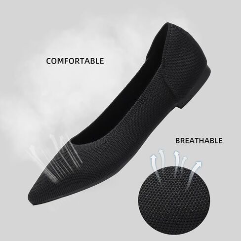 أحذية نسائية مسطحة بمقدمة مدببة منسوجة باليه مريحة وأنيقة سهلة الارتداء على شكل جلد الفهد in Kuwait