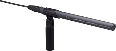 ميكروفون Sony ECM-678/9X - ميكروفون احترافي بمكثف إلكتريت XLR بتصميم منخفض الضوضاء - مثالي للأفلام والبث والتسجيل الميداني + روابط الكابلات + قطعة قماش من الألياف الدقيقة + منظف الميكروفون in Saudi Arabia