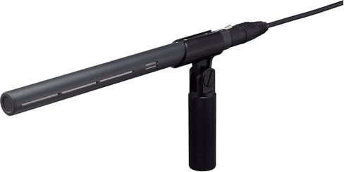 ميكروفون Sony ECM-678/9X - ميكروفون احترافي بمكثف إلكتريت XLR بتصميم منخفض الضوضاء - مثالي للأفلام والبث والتسجيل الميداني + روابط الكابلات + قطعة قماش من الألياف الدقيقة + منظف الميكروفون in Saudi Arabia