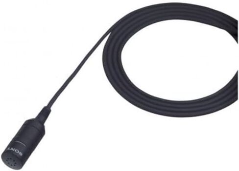 Sony ECM-66B Unidirectional Lavalier Condenser Microphone – Professional Lapel Mic with XLR Connector – Ideal for Theater, Presentations, & Interviews + 4X AA w/Charger + XLR to 1/4 TRS + More in Saudi Arabia