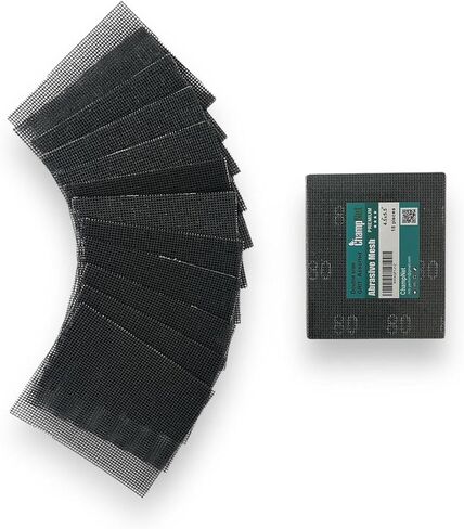 Sanding Mesh Sandpaper Sheets 12 Pack, 4.5 x 5.5 Inch Sanding Net Sheets, Grit 220, Ultra Fine Sandpaper Mesh for Polishing Wood, Drywall, and Metal in Saudi Arabia