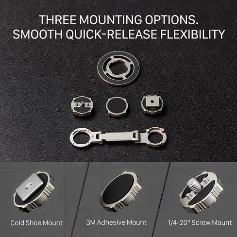 Tilta Magnetic Articulating Mounting Kit – Titanium Gray | Smartphone & Power Bank Holder with Cold Shoe, 1/4"-20 | Multi-Axis Arm for Camera Rigs, Wireless Monitoring, Vlogging in Saudi Arabia