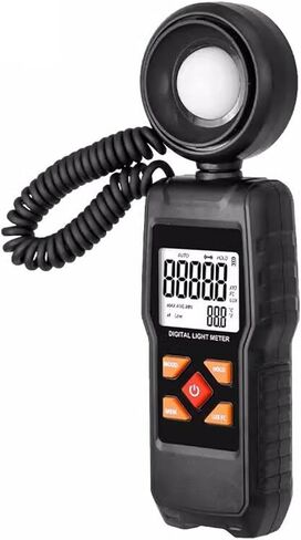 نطاق مقياس الضوء الرقمي لوكس 999.9/99999/19999 X10LUx مقياس الإضاءة ومقياس السطوع (اللون: 1010Eplus) in Kuwait