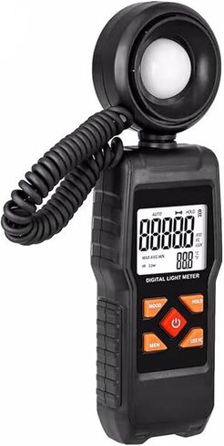 نطاق مقياس الضوء الرقمي لوكس 999.9/99999/19999 X10LUx مقياس الإضاءة ومقياس السطوع (اللون: 1010Eplus) in Kuwait