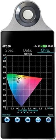 HP330 320 Portable Spectometer, CRI Lux CCT Tester, Illuminometer, Photography Photometer (Color : HP320) in Saudi Arabia
