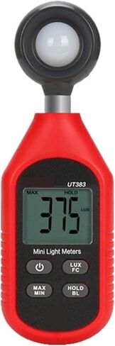 UT383 Digital Luxmeter, 200,000 LUX, Luminance Lux Fc, Max Min Test, Photometer in Saudi Arabia