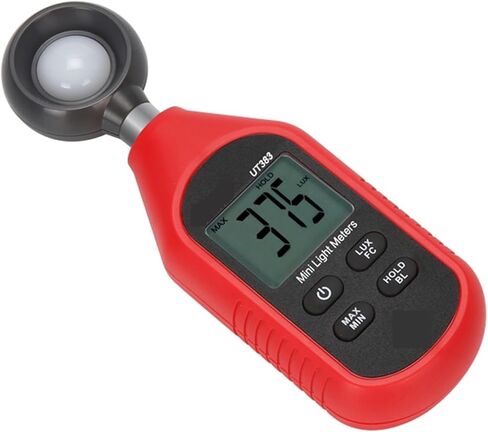 UT383 Digital Luxmeter, 200,000 LUX, Luminance Lux Fc, Max Min Test, Photometer in Saudi Arabia