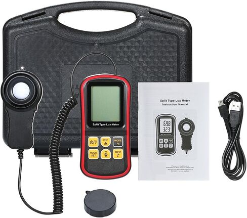 Digital BT Photometer Luxmeter Split Type LCD Illuminometer Portable Light Meter Connection Mobile App Data Hold Mode in Saudi Arabia