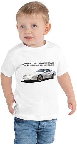 1989 Trans Am Pace Car 73rd Indianapolis 500 Mile Race Toddler Short Sleeve Tee in Saudi Arabia