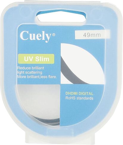 UV Lens Filters, 49mm Slim Frame Multi-Coated Protective Lenses Filter for Camera Photography Accessories in Saudi Arabia