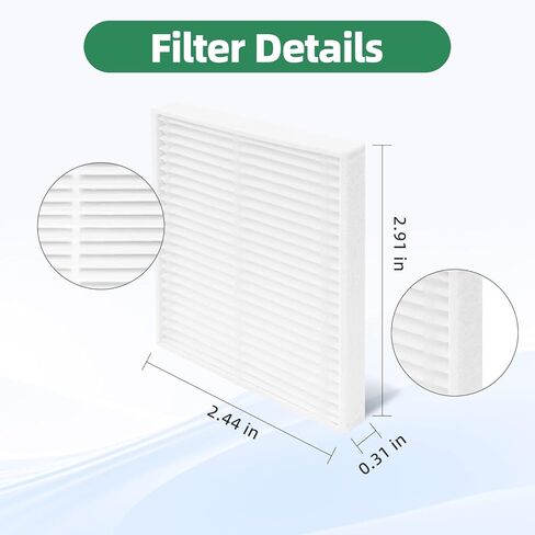 8 Pack Replacement Filter Compatible with iRobot Roomba 104/105 / Essential Series Q011, Q0120, Q0520, Y0110, Y0140, Y051020 Robot Vacuum Spare Parts Accessories in Kuwait
