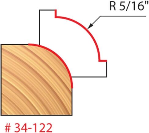 Freud 34-122: 5/16" Radius Rounding Over Bit with 1/2" Shank in Saudi Arabia