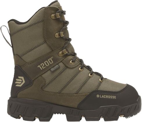 LaCrosse Cold Snap II 8" 1200G Women's Waterproof Hunting Boots, Fleece Lined, Durable Leather & Polyester in Saudi Arabia