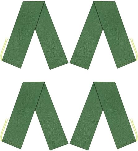 4 قطع 3.93FTx 7.5IN أكياس رمل طويلة من القماش - أكياس رمل سميكة من القماش للحماية من الفيضانات مع شريط مطاطي لنافذة الباب in Kuwait