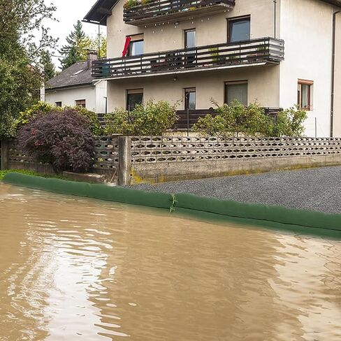 4 قطع 3.93FTx 7.5IN أكياس رمل طويلة من القماش - أكياس رمل سميكة من القماش للحماية من الفيضانات مع شريط مطاطي لنافذة الباب in Kuwait