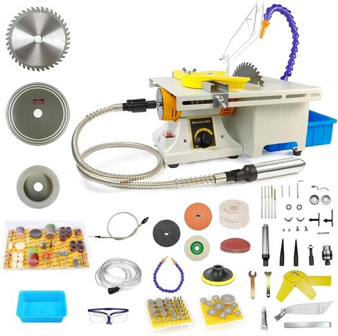 Lapidary Rock Saw for Cutting Rocks, 110V 750W Lapidary Equipment Mini Table Saw for DIY Jewelry Gem Stone Rock Grinding Woodworking Carving in Saudi Arabia
