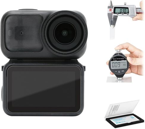 قطعتان من واقي شاشة OSMO نانو من JJC لملحقات DJI Osmo Nano، واقي عدسة زجاجي مقوى فائق الوضوح 9H شاشة LCD، 0.3 مم مضادة لبصمات الأصابع وكاميرا مضادة للخدش للسفر in Kuwait