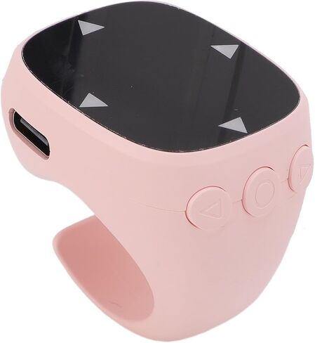 Tangxi Phone Scrolling Ring Remote Control، أداة تحويل الصفحات اللاسلكية لكاميرا الهاتف اللوحي، بلوتوث 5.3 ماوس حلقة إصبع هوائية مع لوحة لمس (أسود) in Kuwait