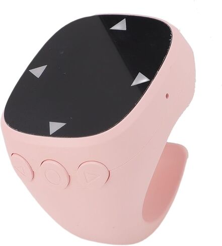 Tangxi Phone Scrolling Ring Remote Control، أداة تحويل الصفحات اللاسلكية لكاميرا الهاتف اللوحي، بلوتوث 5.3 ماوس حلقة إصبع هوائية مع لوحة لمس (أسود) in Kuwait