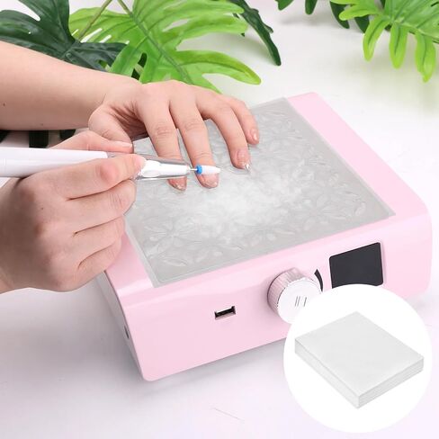 100 Sheets Nail Dust Collector Sheets,Disposable Nail Dust Filters,Dust Collector Filter for Most of Nails Dusts Collector Machine Spa Salon Tech Nails Supplies Accessories(White) in Saudi Arabia