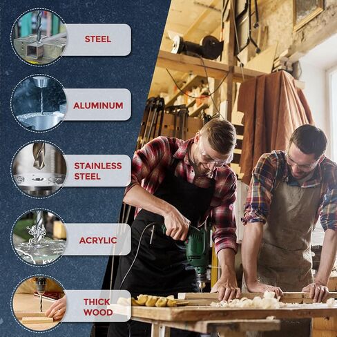 12 قطعة من رؤوس المثقاب - [القطر #49] 1.854 مم M2 HSS أداة قطع صغيرة صغيرة لتصنيع الأعمال الخشبية المعدنية الصلبة، زاوية قطع 135 درجة غير مطلية in Saudi Arabia